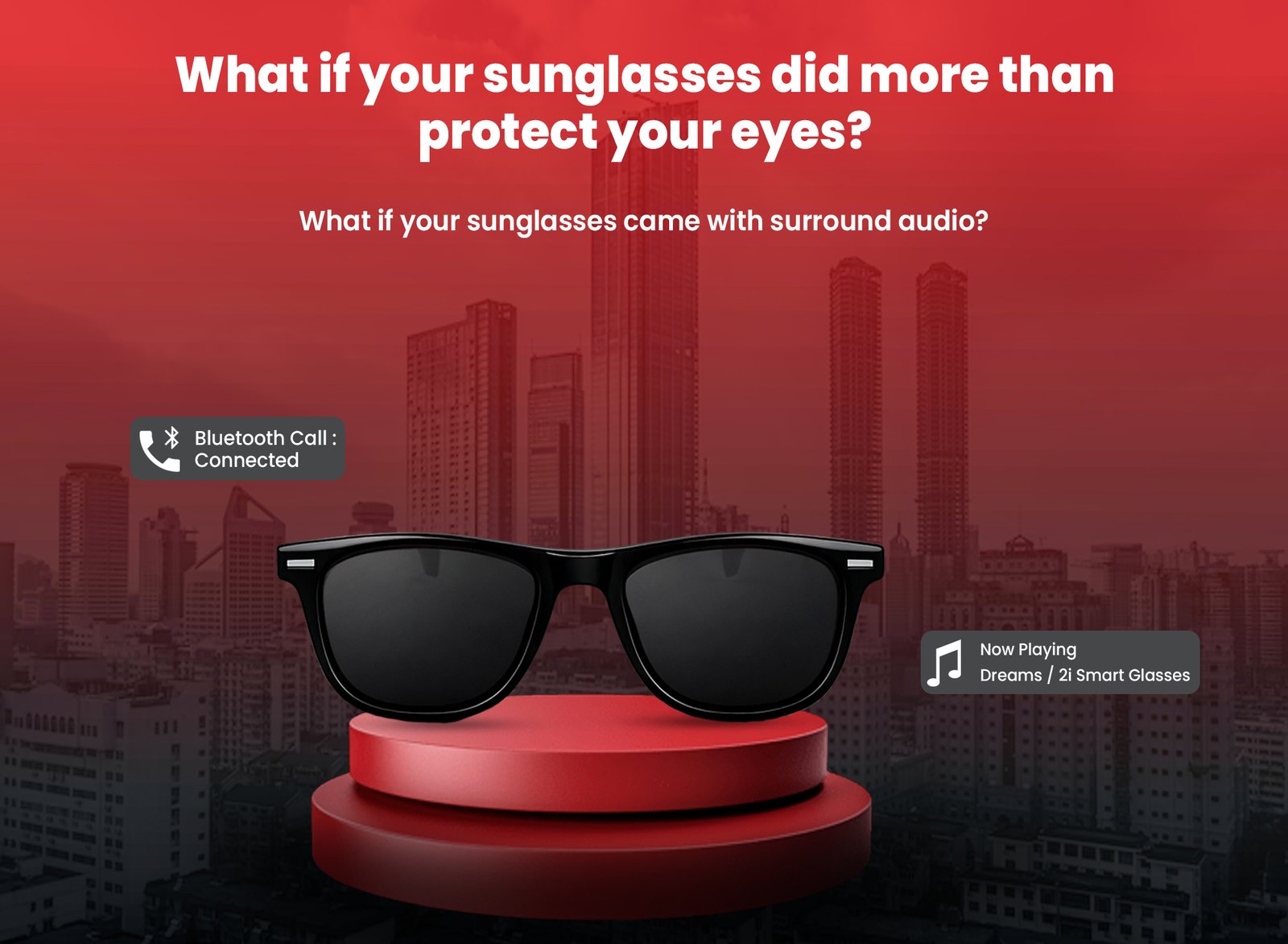 2i Talk Audio Sunglasses