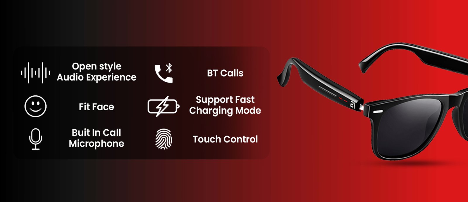 2i Talk Audio Sunglasses